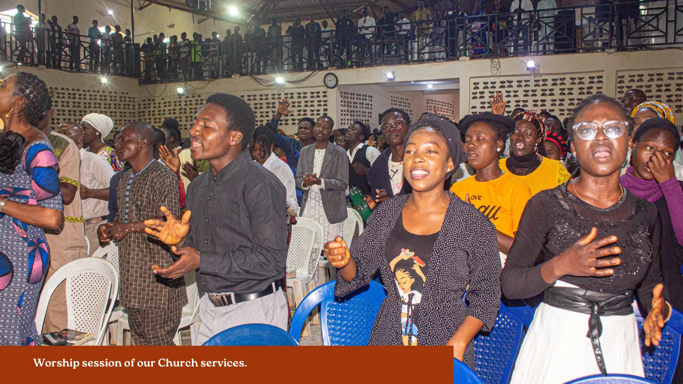 Praise and worship session