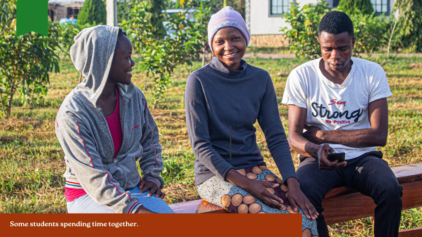 Students spending time together